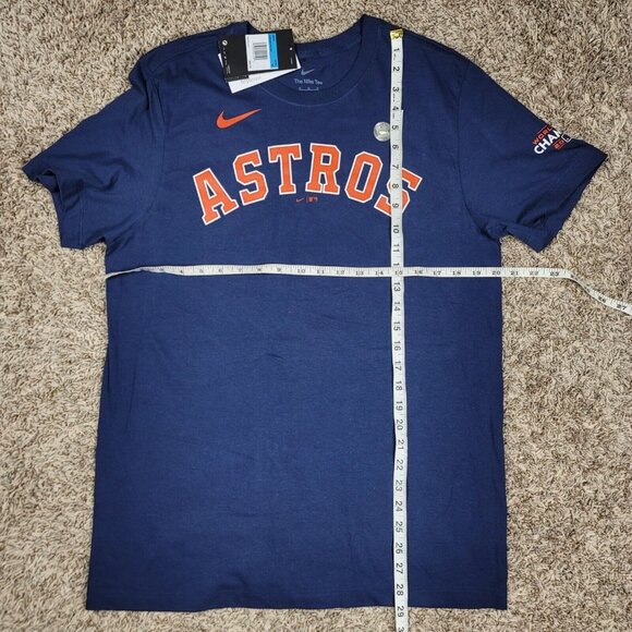 NEW Nike Houston Astros T-Shirt Alvarez #44 Men's Medium MLB Authentic Baseball - Picture 7 of 11